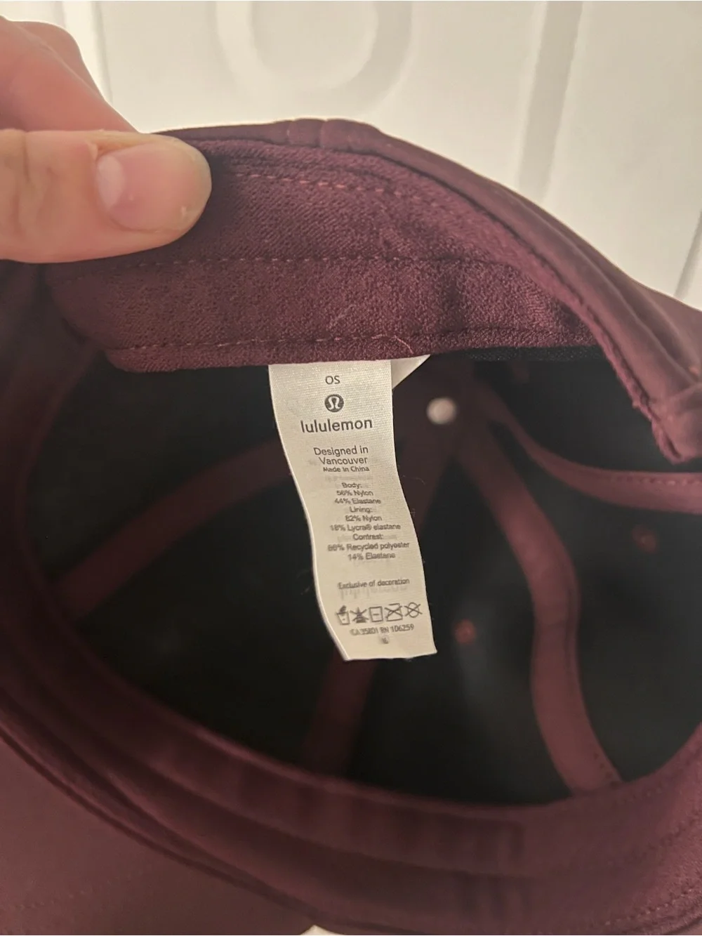 Lululemon Women’s Baller *Squad Baseball Hat Dark Adobe Burgundy